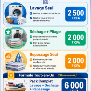 Lavage + Repassage