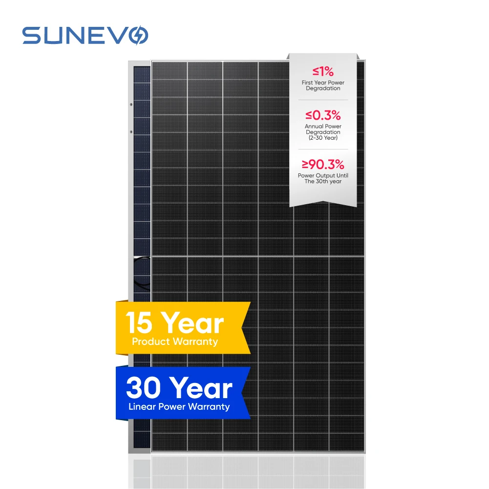 SunArk Power SE6-66HBD Bifacial N-Type HJT Solar Panel